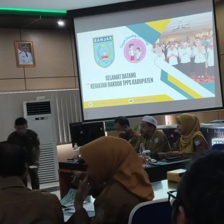 Rapat Koordinasi Bersama Tim Percepatan Penurunan Stunting (TPPS) Bersama Wakil Bupati Banjar